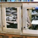 Beetle Kill Mirrored Medicine Cabinet
