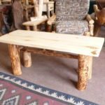 Aspen Coffee Table with X Brace