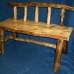 Park Bench with Back