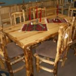 Aspen Six Person Dining Table with Aspen Edging