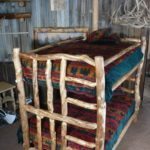 Full/Full Aspen Log Bunk Bed