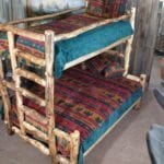 Twin/Full Aspen Log Bunk Bed