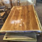 Aspen Oak and Beetle Kill Dining Table for Eight