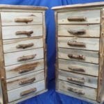 Aspen Log Seven Drawer Tallboy