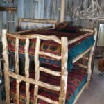 Queen/Queen Aspen Log Bunk Bed