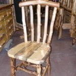 Aspen and Beetle Kill Pine Frontier Chair