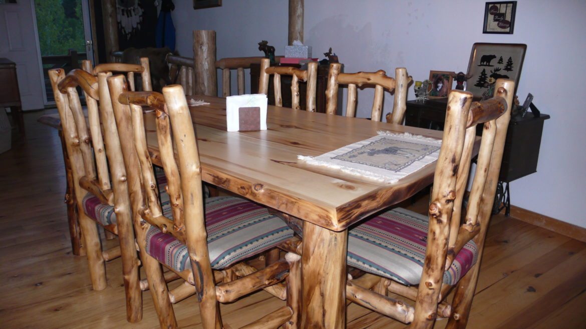 Medicine Wolf Log Furniture